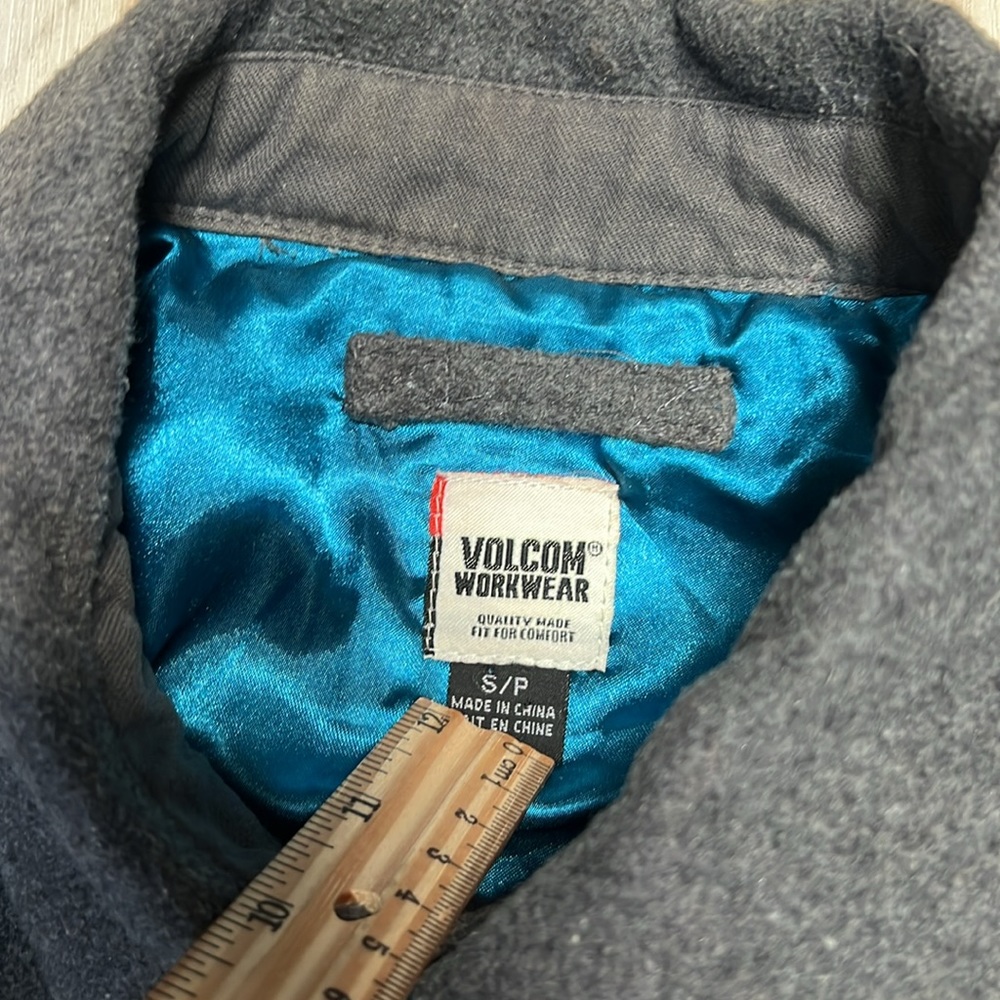 Volcom Gray Wool Blend Work Shirt/Jacket - Picture 10 of 12